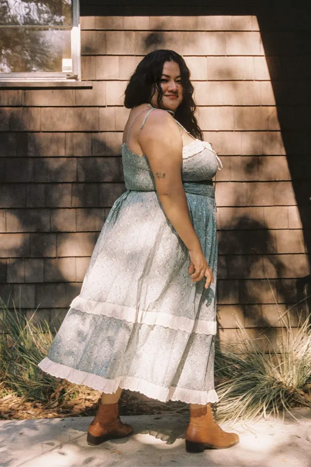 Extended Sizing The Emma Dress Extended Teal Trellis 8211 Christy Dawn Women Extended Sizing The Emma Dress Extended Teal Trellis 8211 Christy Dawn Women