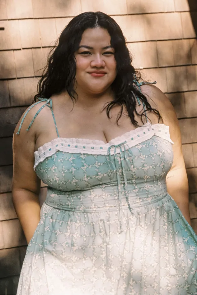 Extended Sizing The Emma Dress Extended Teal Trellis 8211 Christy Dawn Women Extended Sizing The Emma Dress Extended Teal Trellis 8211 Christy Dawn Women