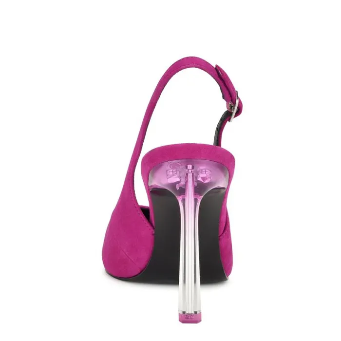 Felina Pointy Toe Slingback Pumps Pink Women Nine West Heels Felina Pointy Toe Slingback Pumps Pink Women Nine West Heels