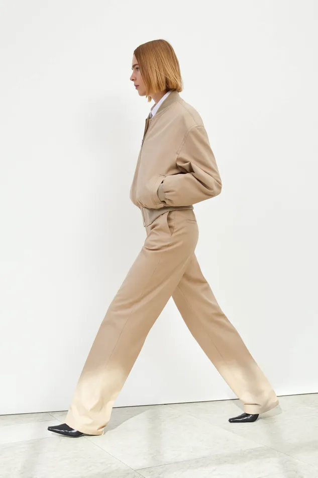 filippak Trousers Women Tailored Cotton Trousers Sand Beige filippak Trousers Women Tailored Cotton Trousers Sand Beige