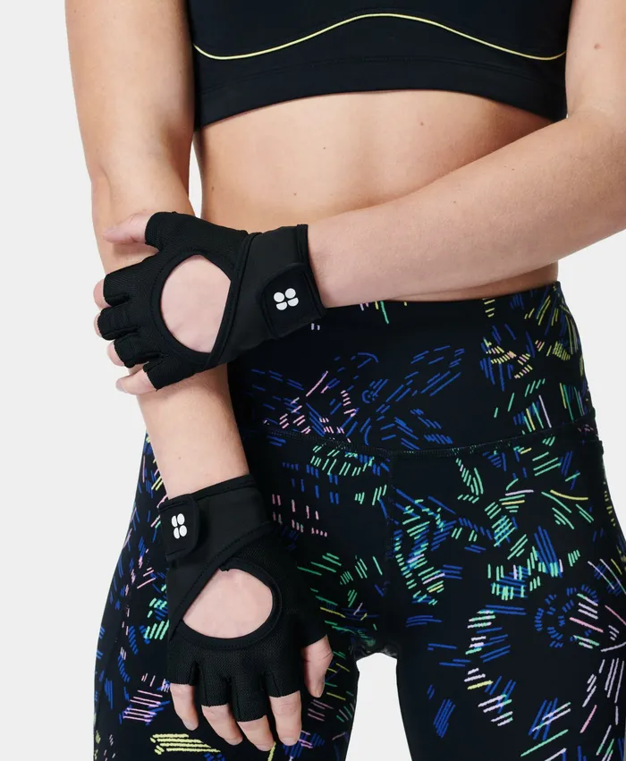 Fitness Equipment Sweaty Betty Women Fitness Training Wraps Black