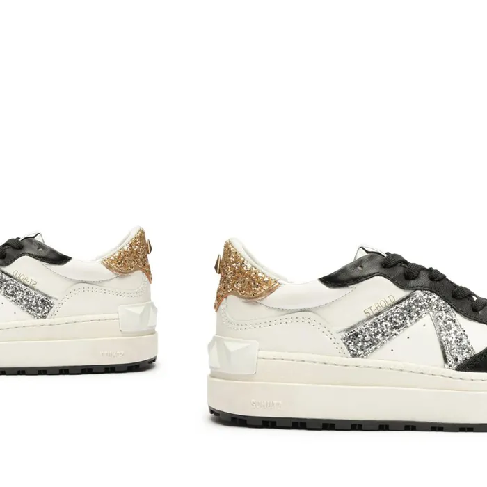 Flats STBOLD Leather Sneaker White Schutz Shoes Sneakers