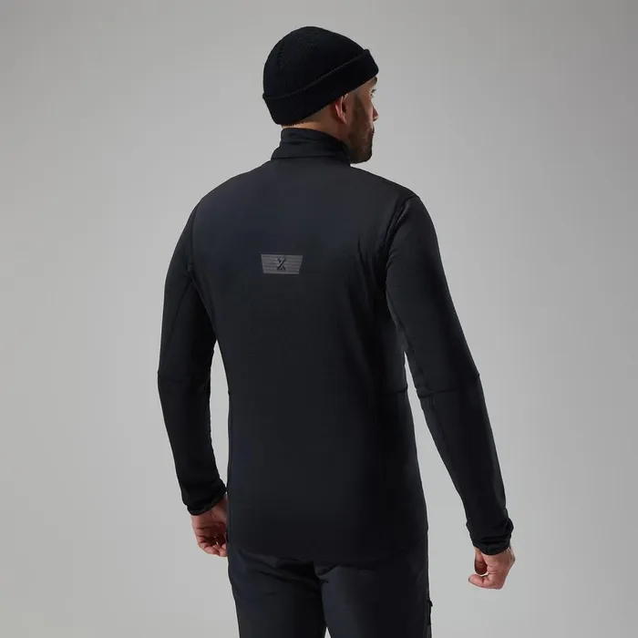 Fleece Men Berghaus MTN Arete LB Half Zip 8211 Black