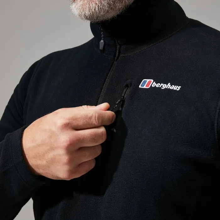 Fleece Men Berghaus Prism Micro Polartec Half Zip 8211 Black
