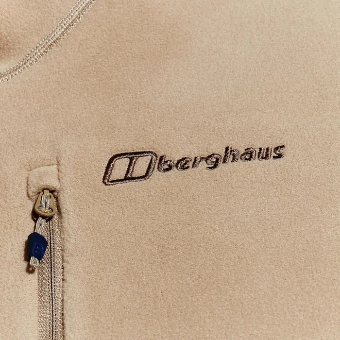 Fleece Men Berghaus Prism Micro Polartec Half Zip Fleece Natural
