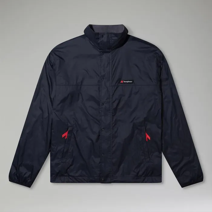 Fleece MenWomen Berghaus Reverse Wind Full Zip Fleece 8211 BlackGrey