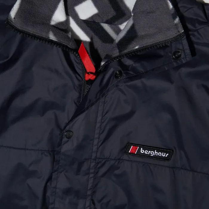 Fleece MenWomen Berghaus Reverse Wind Full Zip Fleece 8211 BlackGrey