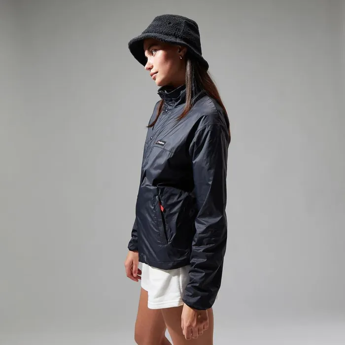 Fleece MenWomen Berghaus Reverse Wind Full Zip Fleece 8211 BlackGrey