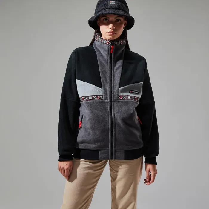 Fleece MenWomen Berghaus Tramantana 91 Fleece Jacket 8211 BlackGrey