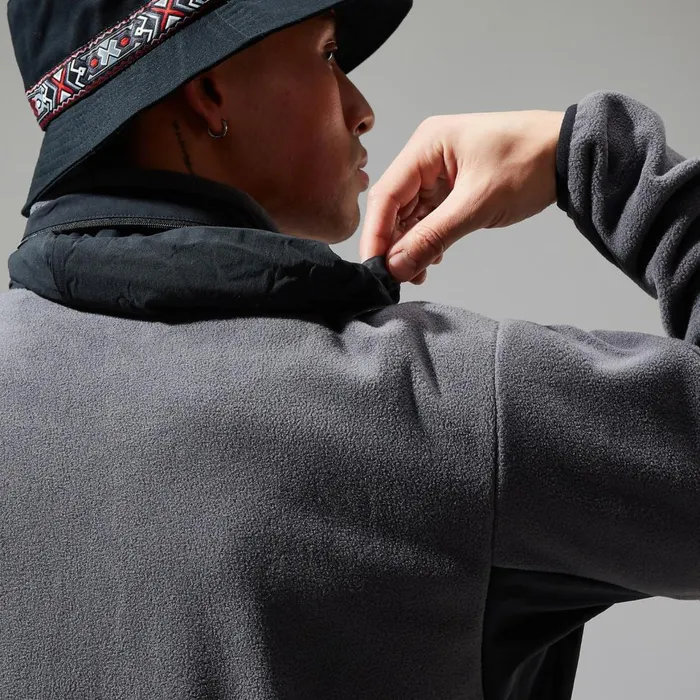 Fleece MenWomen Berghaus Tramantana 91 Fleece Jacket 8211 BlackGrey