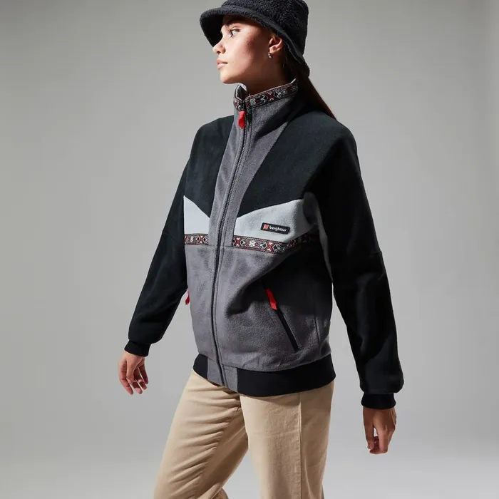 Fleece MenWomen Berghaus Tramantana 91 Fleece Jacket 8211 BlackGrey