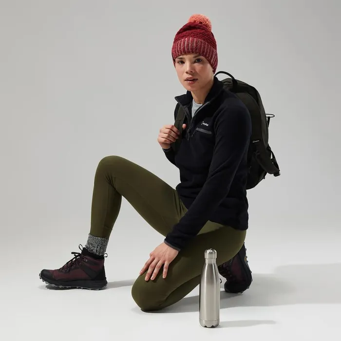 Fleece Women Berghaus Prism 20 Micro Half Zip 8211 BlackBlack