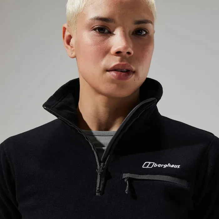 Fleece Women Berghaus Prism 20 Micro Half Zip 8211 BlackBlack Fleece Women Berghaus Prism 20 Micro Half Zip 8211 BlackBlack