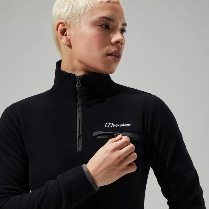 Fleece Women Berghaus Prism 20 Micro Half Zip 8211 BlackBlack Fleece Women Berghaus Prism 20 Micro Half Zip 8211 BlackBlack