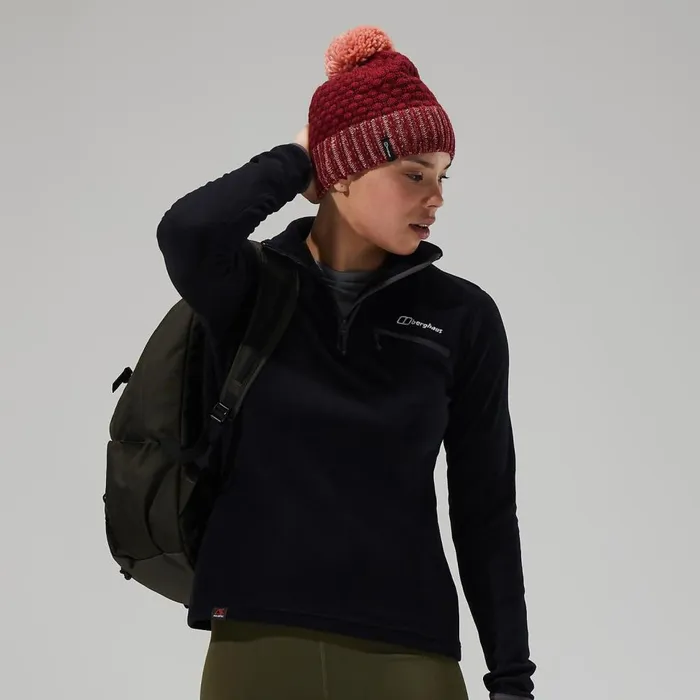Fleece Women Berghaus Prism 20 Micro Half Zip 8211 BlackBlack Fleece Women Berghaus Prism 20 Micro Half Zip 8211 BlackBlack