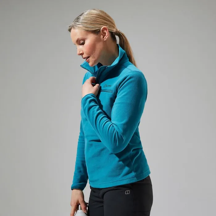Fleece Women Berghaus Prism 20 Micro Half Zip Polartec Fleece 8211 Turquoise Fleece Women Berghaus Prism 20 Micro Half Zip Polartec Fleece 8211 Turquoise
