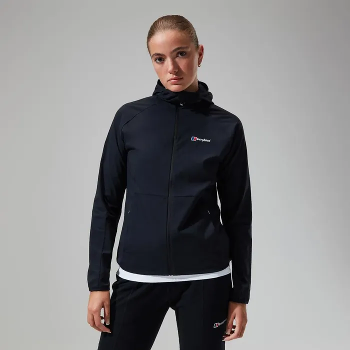 Fleece Women Berghaus Urban Arrina Full Zip Hooded Jacket 8211 Black