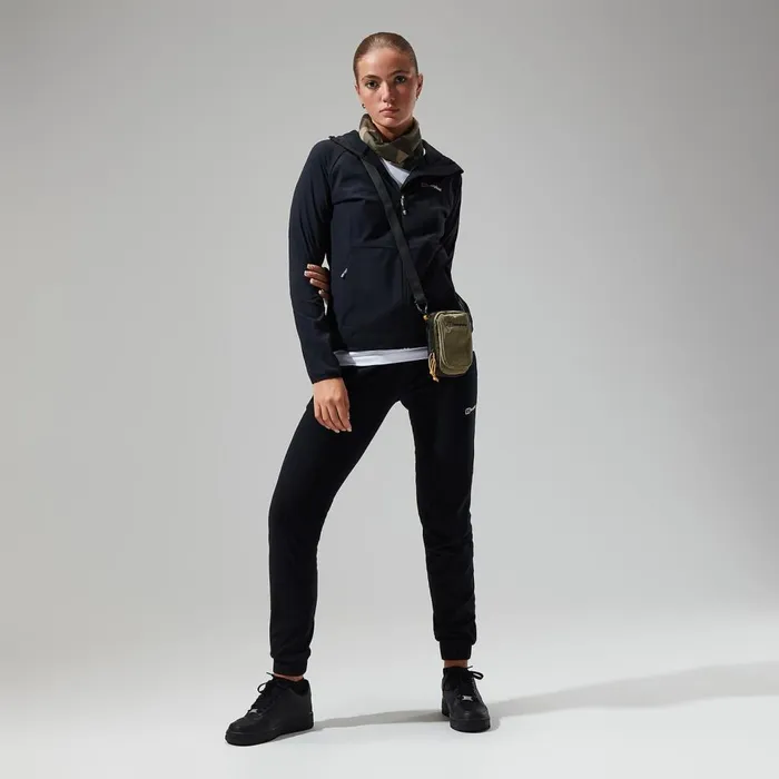 Fleece Women Berghaus Urban Arrina Full Zip Hooded Jacket 8211 Black