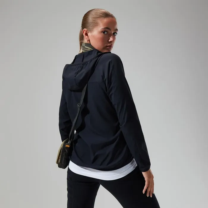 Fleece Women Berghaus Urban Arrina Full Zip Hooded Jacket 8211 Black