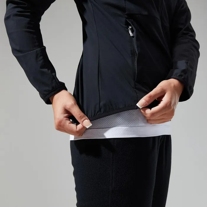 Fleece Women Berghaus Urban Arrina Full Zip Hooded Jacket 8211 Black