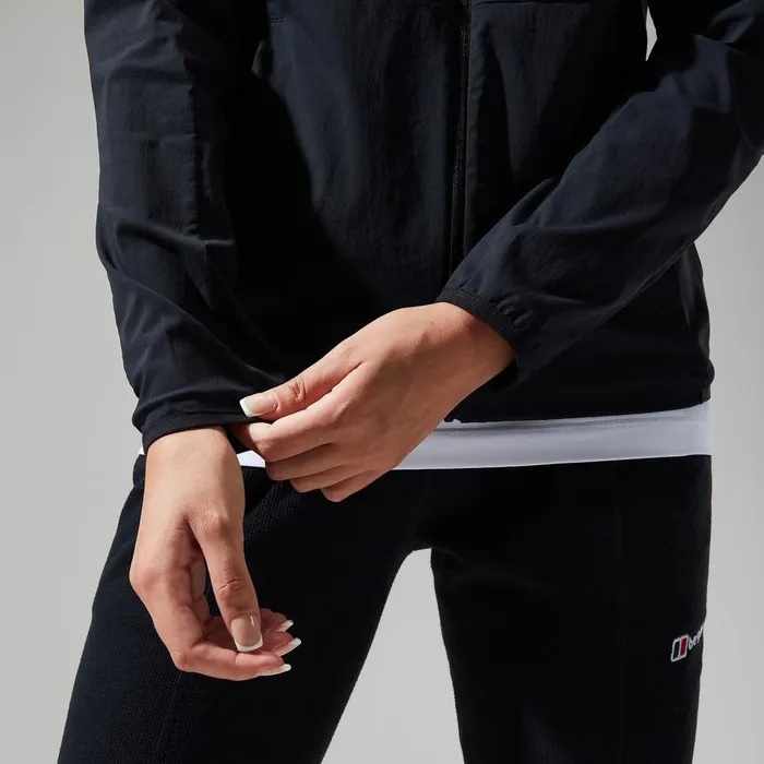Fleece Women Berghaus Urban Arrina Full Zip Hooded Jacket 8211 Black