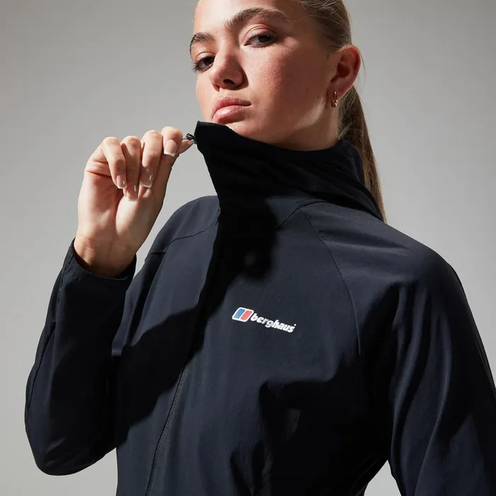 Fleece Women Berghaus Urban Arrina Full Zip Hooded Jacket 8211 Black