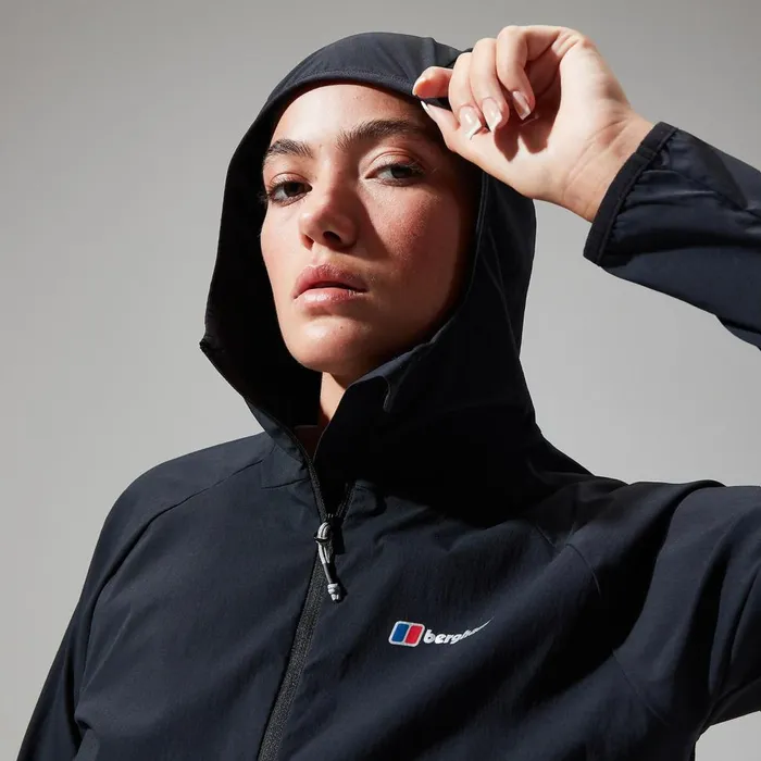 Fleece Women Berghaus Urban Arrina Full Zip Hooded Jacket 8211 Black