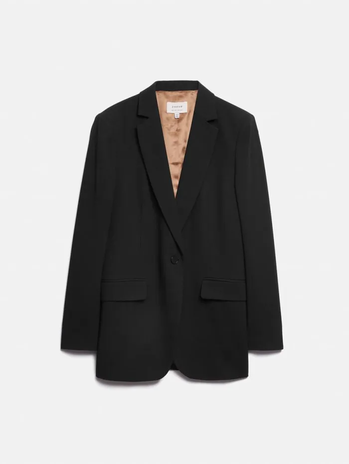 Fluid Twill Knox Blazer Black Women Jigsaw Coords