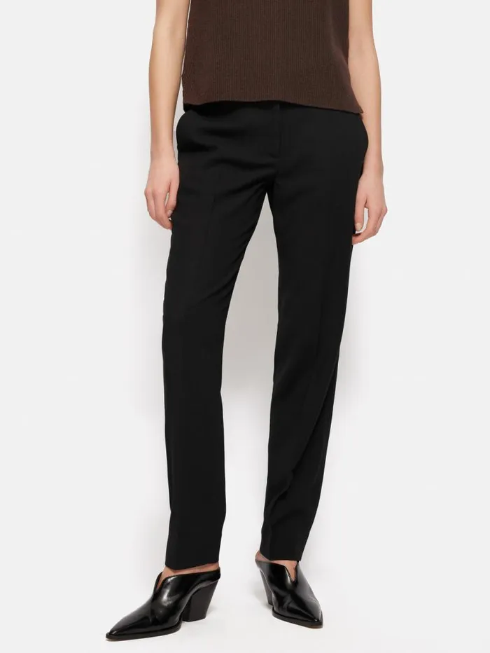Fluid Twill Palmer Trouser Black Women Jigsaw Suits and Tailoring