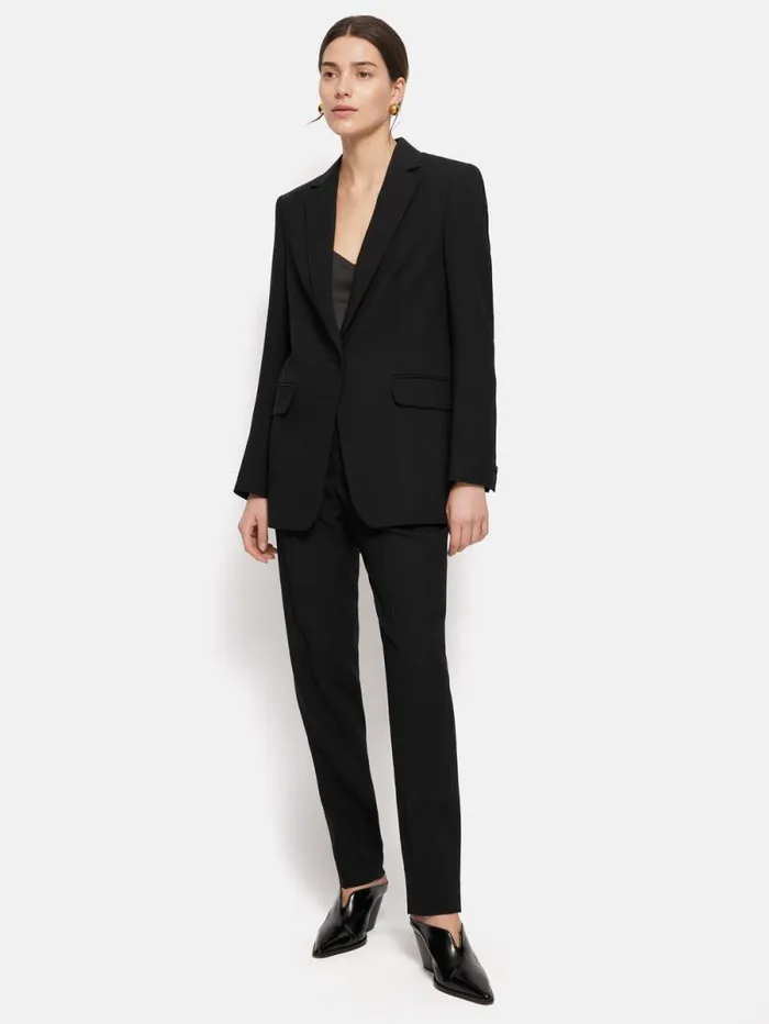 Fluid Twill Palmer Trouser Black Women Jigsaw Suits and Tailoring