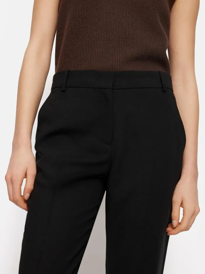 Fluid Twill Palmer Trouser Black Women Jigsaw Suits and Tailoring