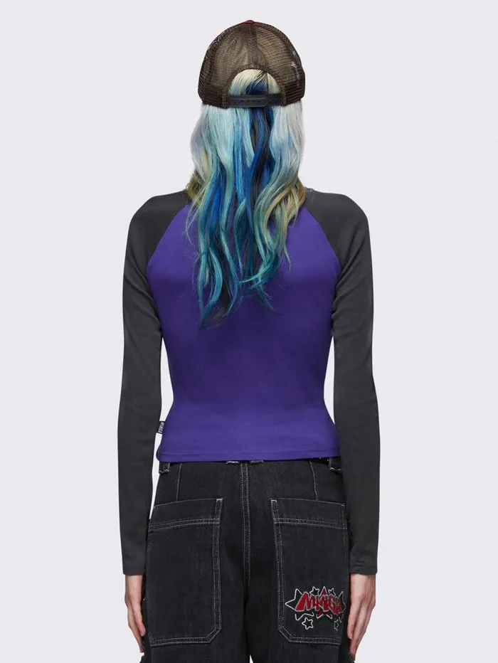 Flyberry Raglan Long Sleeve Top Women Minga London Tops and TShirts