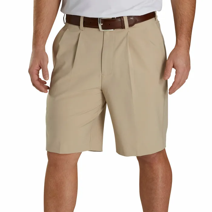 FootJoy Pleated Golf Shorts For Men 95quot Inseam FootJoy Men Shorts