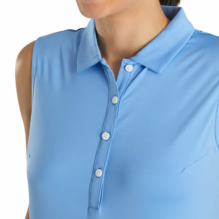 FootJoy Solid Lisle Self Collar Women Women Shirts