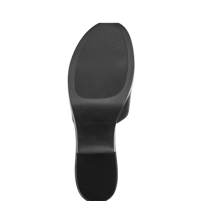Forina Platform Slide Sandal Black Women Mules and Slides Marc Fisher