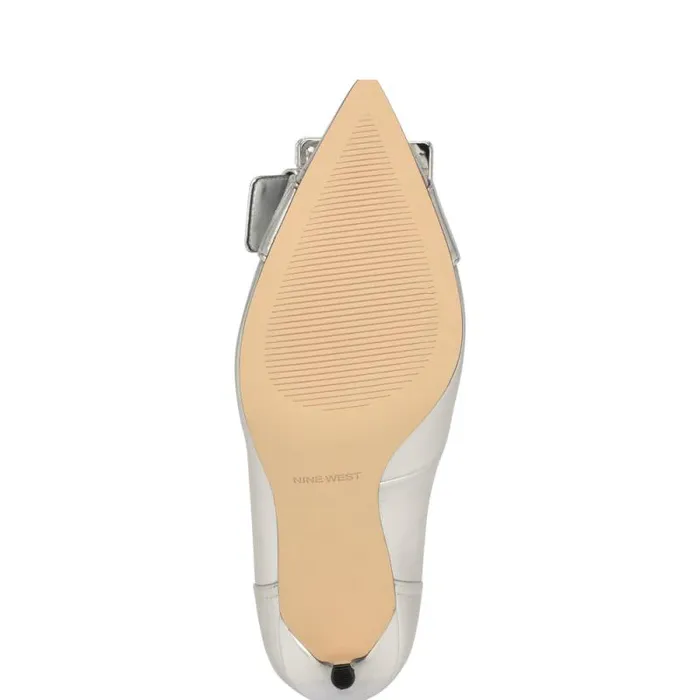 Fulu Embellished Dress Pumps Silver Women Nine West Heels Fulu Embellished Dress Pumps Silver Women Nine West Heels