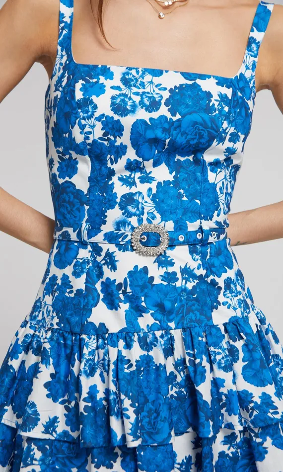 Generation Love Clothing Dresses Cosette Dress Blue Floral Fantasy 8211 Women