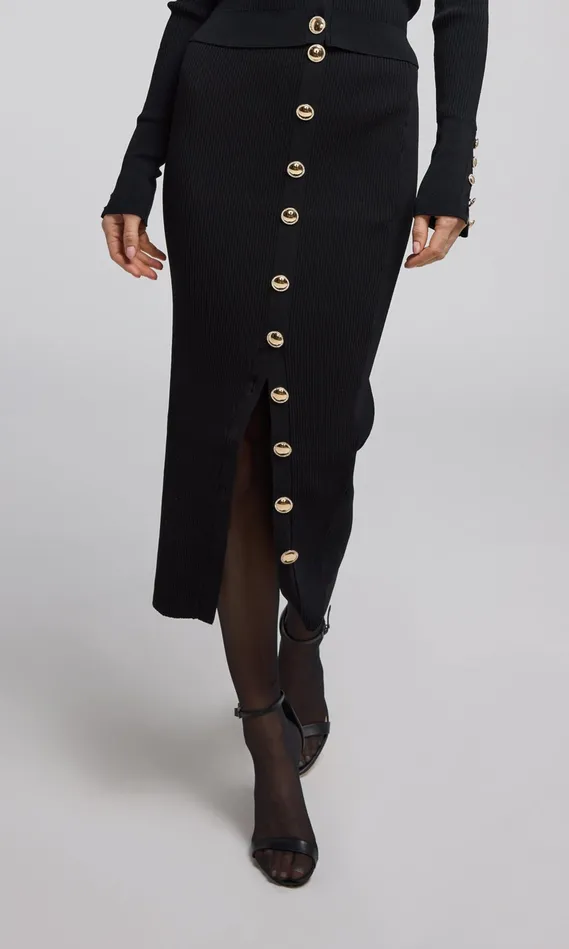 Generation Love Clothing Skirts Addie Rib Skirt Black 8211 Women