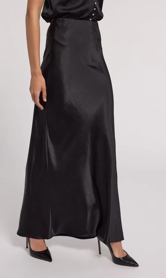 Generation Love Clothing Skirts Nolia Satin Skirt Black 8211 Women