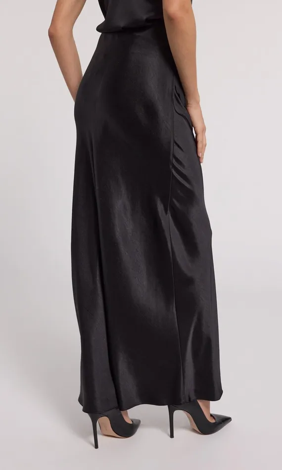 Generation Love Clothing Skirts Nolia Satin Skirt Black 8211 Women