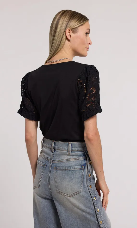 Generation Love Clothing Tops Jess Lace Combo Top Black 8211 Women Generation Love Clothing Tops Jess Lace Combo Top Black 8211 Women
