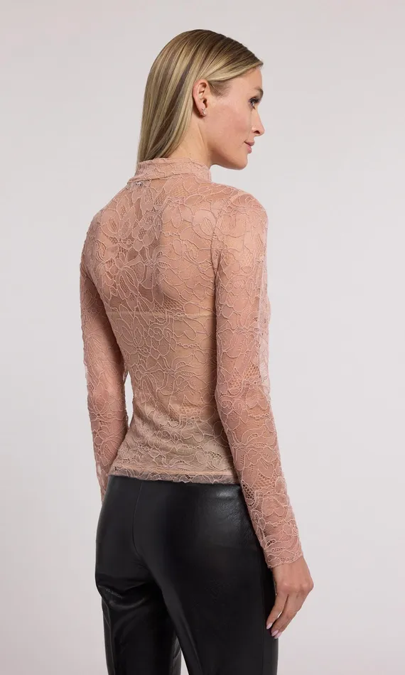 Generation Love Clothing Tops Marielle Lace Top Blush 8211 Women
