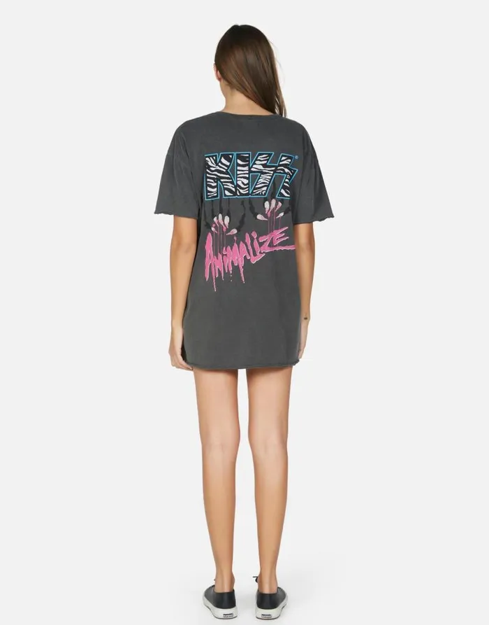 Geneva KISS Animalize Pigment Black Women Lauren Moshi Dresses