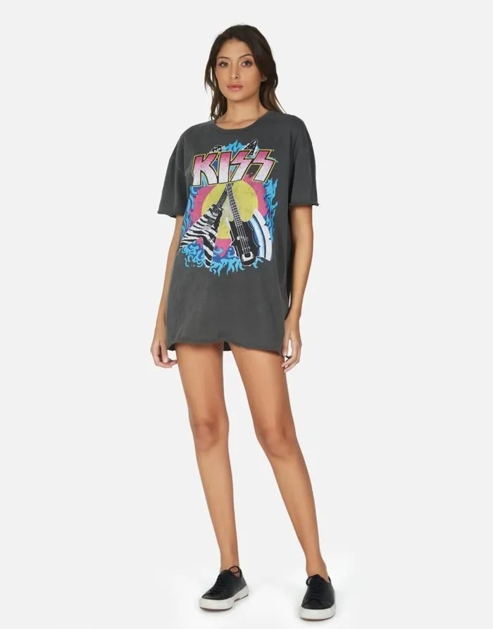 Geneva KISS Animalize Pigment Black Women Lauren Moshi Dresses