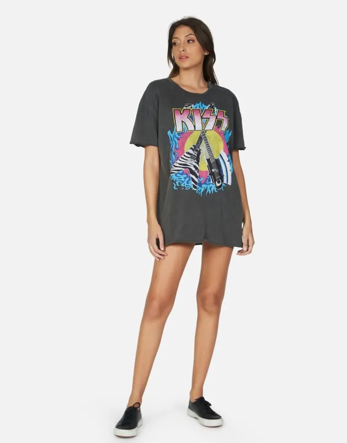 Geneva KISS Animalize Pigment Black Women Lauren Moshi Dresses