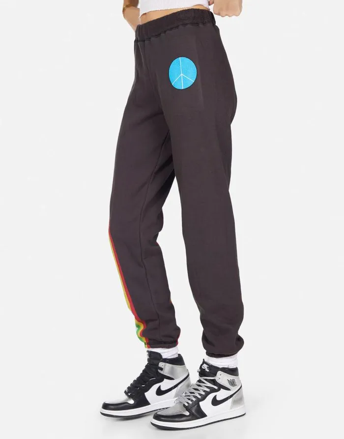 Gia Peace Ray Onyx Women Lauren Moshi Long Sweatpants