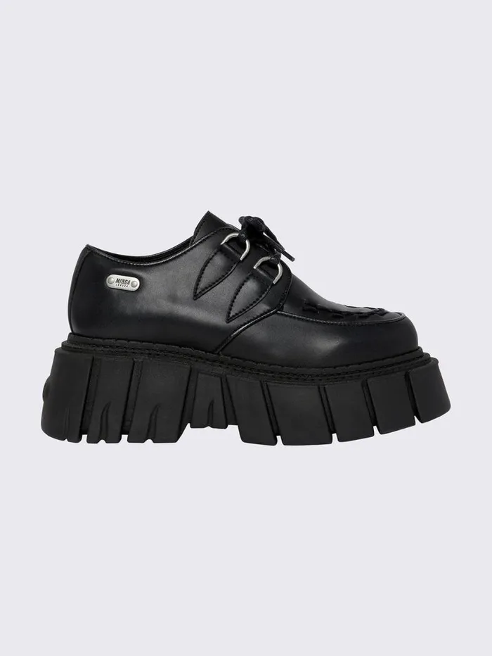 Gig Black Creeper Shoes Women Minga London Shoes