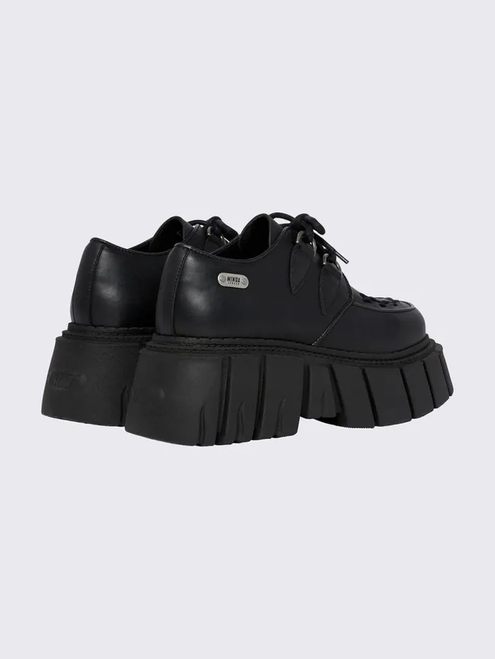 Gig Black Creeper Shoes Women Minga London Shoes