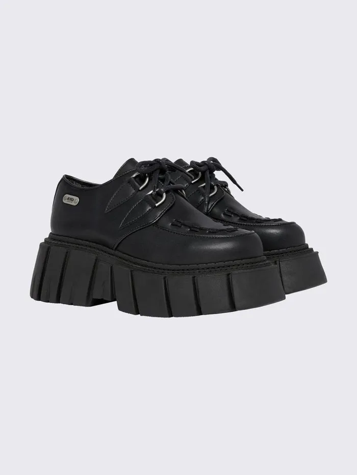 Gig Black Creeper Shoes Women Minga London Shoes
