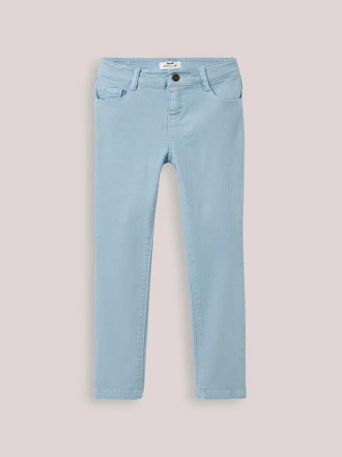 Girls Clothing Cyrillus SlimFit Colored Trousers Glacier